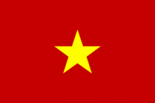 Fahne VR Vietnam